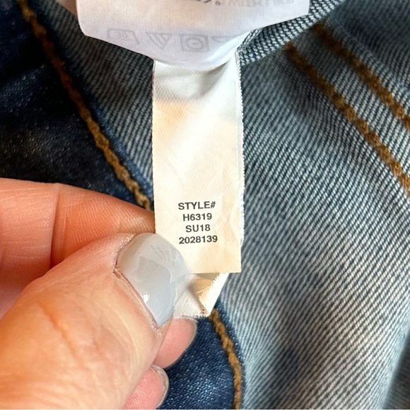 Madewell 10” High-Rise Skinny Denim Jeans: Button-Through Edition Women’s SZ 25 - Picture 11 of 11